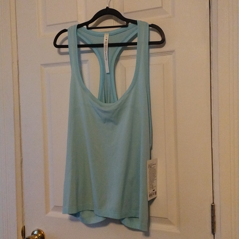 Lululemon swiftly tech racer back tank 2.0 top icing blue 120